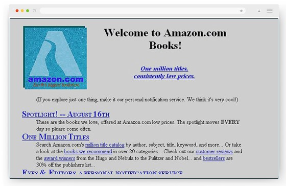 the frist amazon website